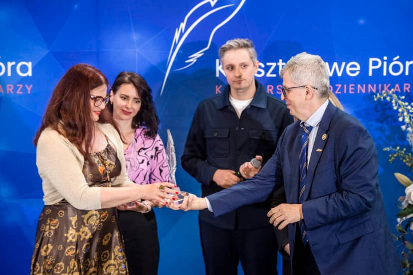 Nasza dziennikarka Beata Igielska uhonorowana prestiżową nagrodą dziennikarską