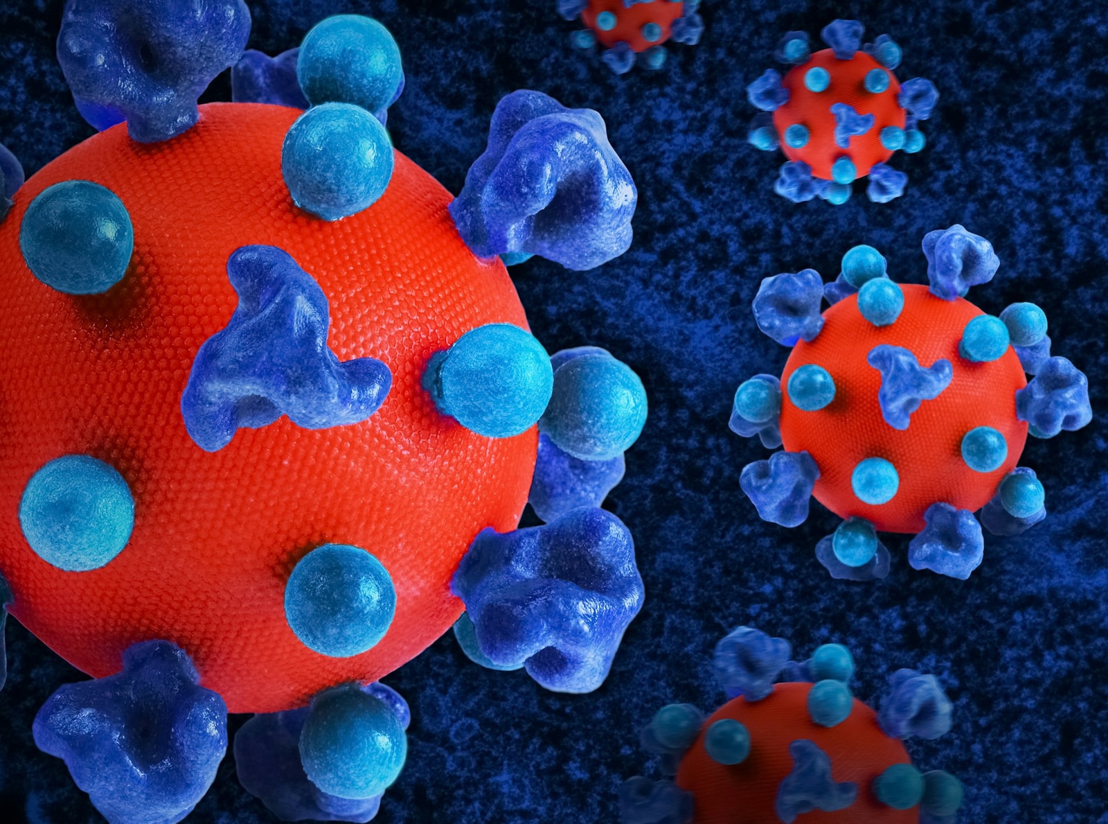 Wirus HIV – wizualizacja /Fot. NIAID, Unsplash
