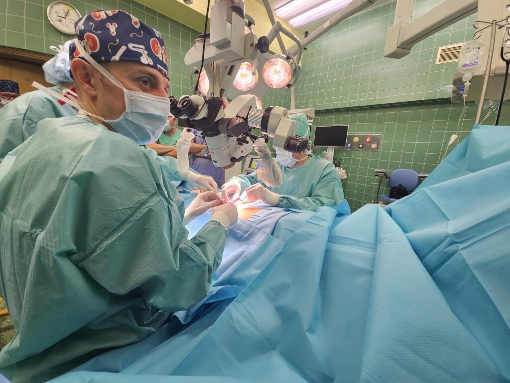 Lekarze z Opola podczas operacji /Fot. USK Opole